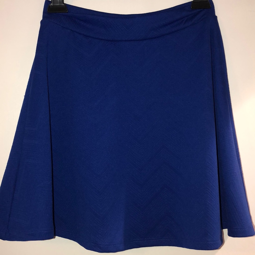 ROYAL BLUE SKATER SKIRT